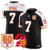 Men’s Tampa Bay Buccaneers ’76 Vapor Limited Jersey – All Stitched Black Alternate Bucky Irving – 7 Jersey