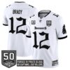 Men’s Tampa Bay Buccaneers ‘Gothic Pirate Shadows Edition’ Limited Jersey – All Stitched White Tom Brady Jersey