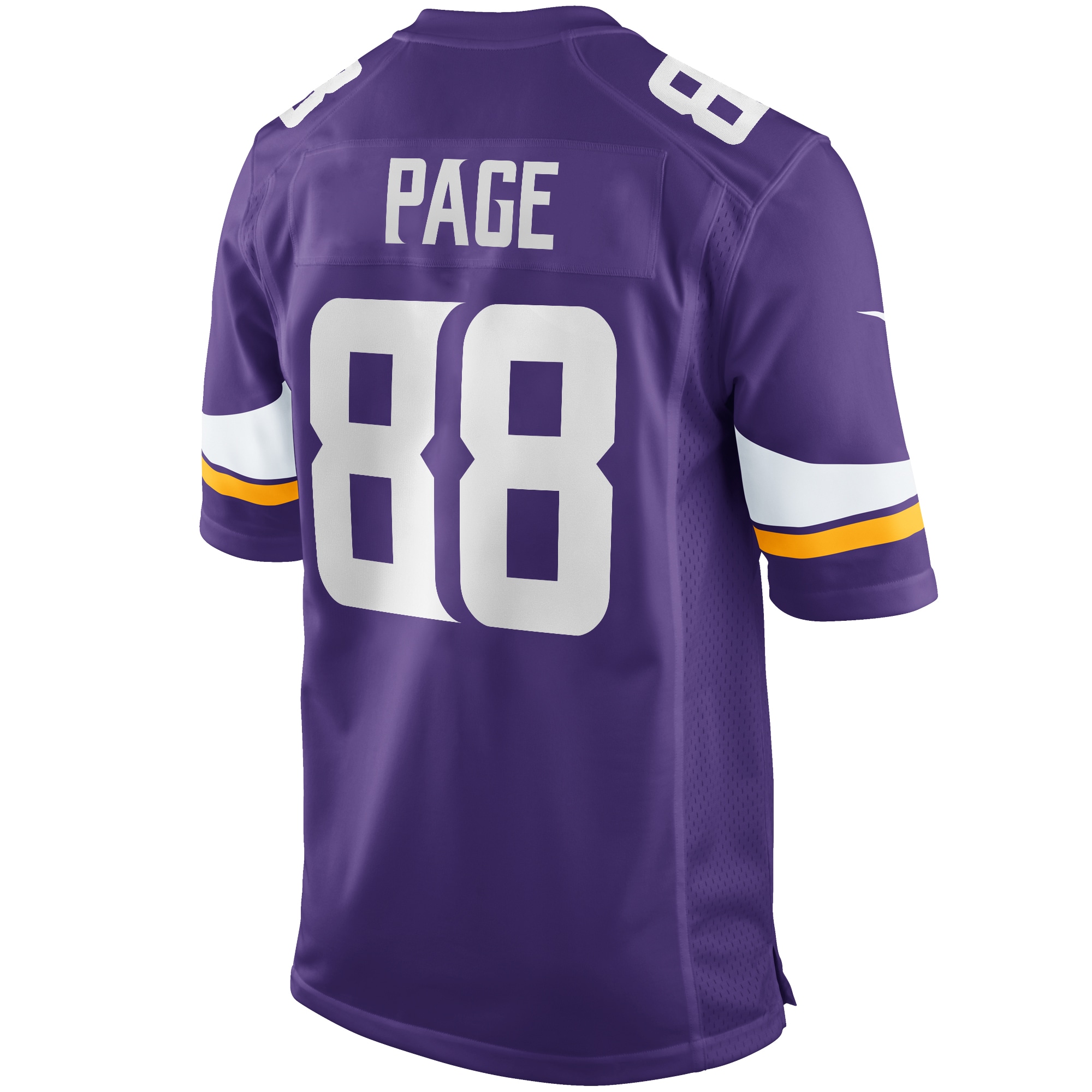 Alan Page Minnesota Vikings Nike Game Retired Player Jersey Purple - Image 3