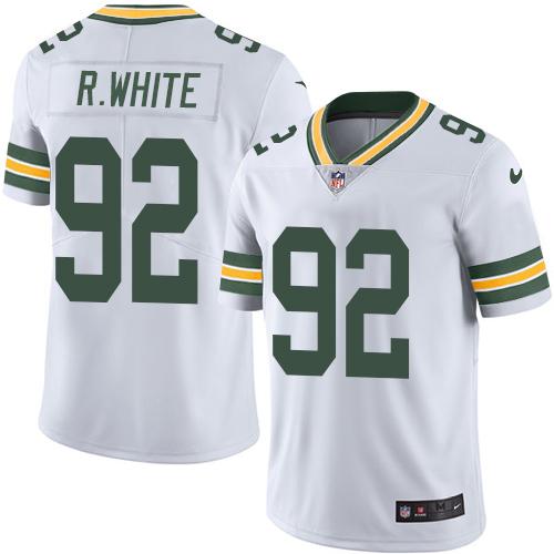 Nike Green Bay Packers #92 Reggie White White Men’s Stitched NFL Vapor Untouchable Limited Jersey
