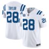 Men’s Colts Vapor Limited Jersey – All Stitched – White – Jonathan Taylor