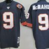 Chicago Bears #9 Jim McMahon Blue Throwback With Bears Patch Jersey