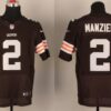 Nike Cleveland Browns #2 Johnny Manziel Brown Elite Jersey