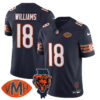 Chicago Bears Honor Virginia Halas McCaskey Jersey – All Stitched – Navy – Caleb Williams – 18 Jersey