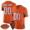Chicago Bears Honor Virginia Halas McCaskey Custom Jersey – All Stitched Men Orange Jersey