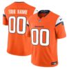 Denver Broncos 2024 Vapor Limited Custom Jersey – All Stitched – Youth – Orange