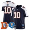 Denver Broncos Throwback Vapor Limited Jersey – All Stitched – Navy Alternate – Bo Nix Jersey