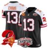 Tampa Bay Buccaneers Throwback 2024 NFC South Division Champions Patch Vapor Limited Jersey – All Stitched – Black Alternate – Mike Evans Jersey