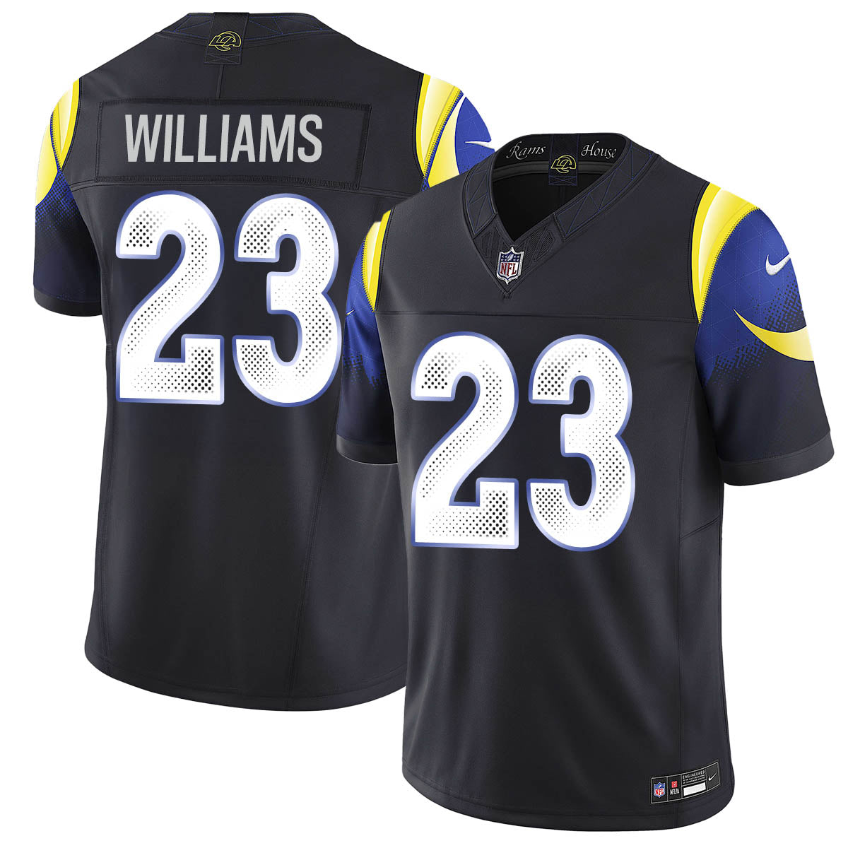 Los Angeles Rams F.U.S.E. Limited Rivalry Series Jersey – All Stitched – Kyren Williams Jersey