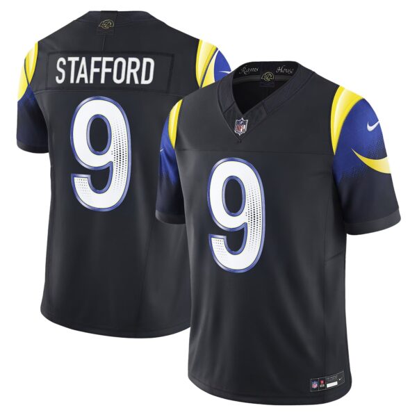 Los Angeles Rams 2025 “Rivalries” Vapor Limited Jersey – All Stitched – Navy Rivalries – Matthew Stafford Jersey