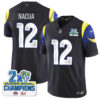 Los Angeles Rams 2-Time Champions Patch Vapor Limited Jersey – All Stitched – Rivalries – Puka Nacua Jersey