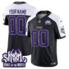 Minnesota Vikings 2025 Winter Warrior Skol Patch Vapor Limited Custom Jersey V1 – All Stitched Men Black Alternate Jersey