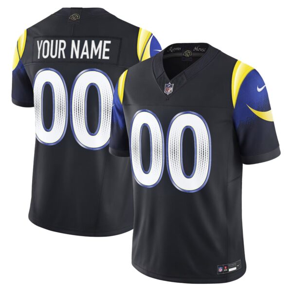 Los Angeles Rams 2025 “Rivalries” Vapor Limited Custom Jersey – All Stitched – Navy Rivalries Jersey