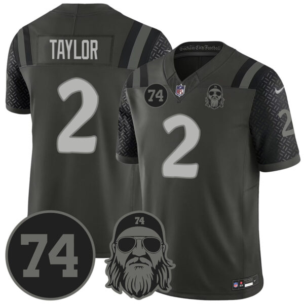 New York Jets Vapor Limited Jersey – Nick Mangold Patch – All Stitched – Rivalries – Tyrod Taylor Jersey