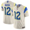 Los Angeles Rams 2025 “Rivalries” Vapor Limited Jersey – All Stitched – Bone – Puka Nacua Jersey