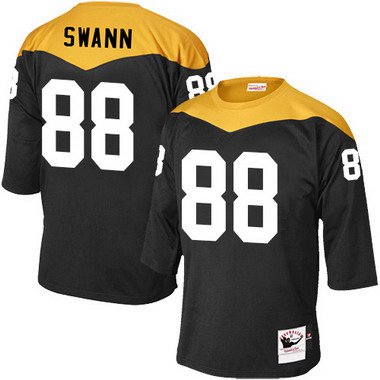 Men’s Pittsburgh Steelers #88 Lynn Swann Black Retired Player 1967 Home Throwback NFL Jersey