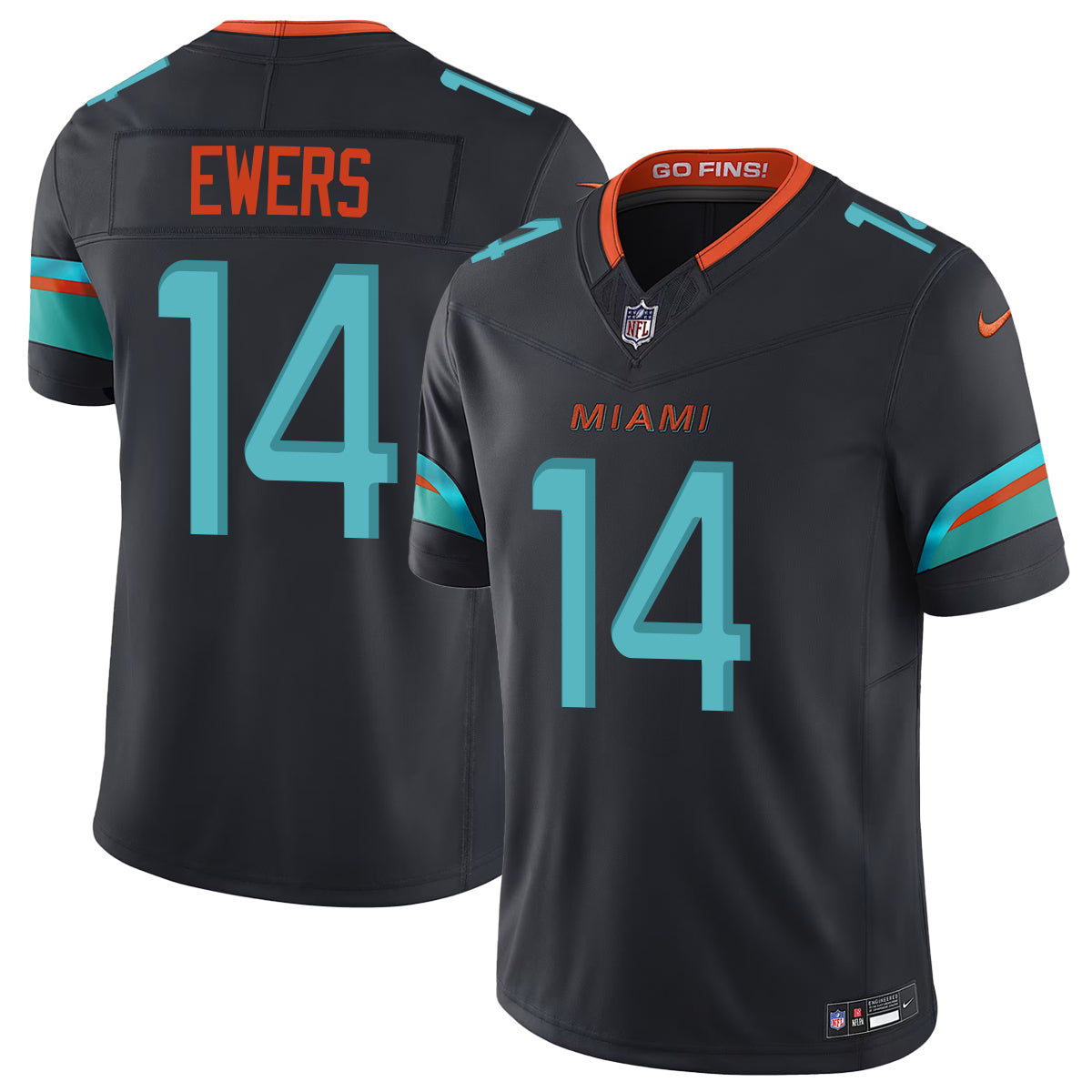 Miami Dolphins Vapor F.U.S.E. Limited Rivalry Series Jersey – All Stitched – Quinn Ewers Jersey