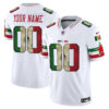 Dallas Cowboys Mexico Vapor Limited Custom Jersey V3 – All Stitched White S Jersey