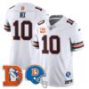 Denver Broncos Throwback Vapor Limited Jersey – All Stitched – White – Bo Nix Jersey