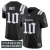 New England Patriots ‘Gothic Revolution Edition’ Vapor Limited Jersey – All Stitched – Black – Drake Maye Jersey