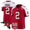 Tampa Bay Buccaneers ’76 Vapor Limited Jersey – All Stitched N1 – Red Alternate – Emeka Egbuka Jersey