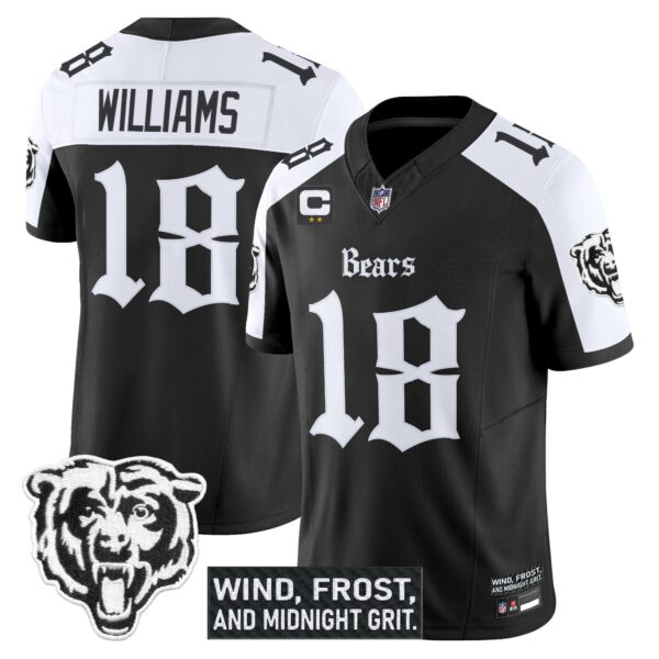 Chicago Bears ‘Gothic Midway Legacy’ Vapor Limited Jersey – All Stitched – Alternate – Caleb Williams Jersey