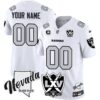 Raiders 2025 Vapor Limited Custom Jersey – 65th Anniversary – All Stitched – White Jersey
