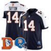 Denver Broncos Throwback Vapor Limited Jersey – All Stitched – Navy Alternate – Courtland Sutton Jersey