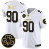 Steelers DMR Patch Gold Vapor Limited Jersey – All Stitched – White Gold – T. J. Watt Jersey