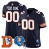 Denver Broncos Throwback Vapor Limited Custom Jersey – All Stitched – Navy Jersey