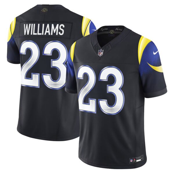 Los Angeles Rams 2025 “Rivalries” Vapor Limited Jersey – All Stitched – Navy Rivalries – Kyren Williams Jersey