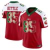 49ers Mexico Vapor Limited Jersey V4 – All Stitched Red Alternate George Kittle Jersey
