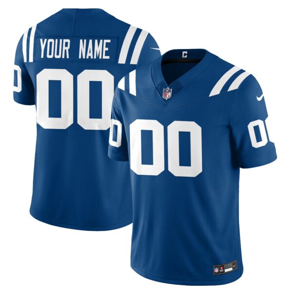 Indianapolis Colts Vapor F.U.S.E. Limited Custom Jersey – All Stitched – Royal Jersey