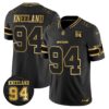 Dallas Cowboys #94 Marshawn Kneeland Memorial Patch Gold Vapor Limited Jersey – All Stitched – Black Gold – Marshawn Kneeland Jersey
