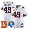 Denver Broncos Throwback Vapor Limited Jersey – All Stitched – White – Alex Singleton Jersey