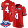 Buffalo Bills 2025 Jersey All Stitched – Farewell to Highmark Stadium Red James Cook – 4 Jersey