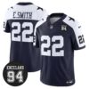 Dallas Cowboys #94 Marshawn Kneeland Memorial Patch Vapor Limited Jersey – All Stitched – Alternate – Emmitt Smith Jersey