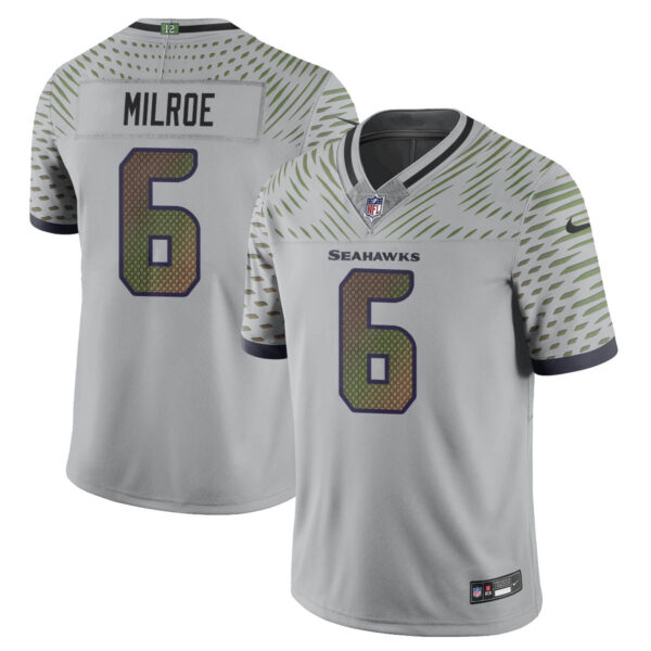 Seattle Seahawks F.U.S.E. Limited Rivalry Series Jersey – All Stitched – Jalen Milroe Jersey