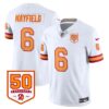 Tampa Bay Buccaneers 76 Vapor Limited Jersey – All Stitched – White – Baker Mayfield Jersey