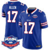 Buffalo Bills 2025 Jersey All Stitched – Farewell to Highmark Stadium – Royal – Josh Allen Jersey