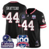 New York Giants 4-Time Champions Vapor Limited Jersey- 100th Season – All Stitched – Black – Cam Skattebo Jersey