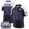Minnesota Vikings 2025 Winter Warrior Skol Patch Vapor Limited Custom Jersey – All Stitched – Black Alternate Jersey