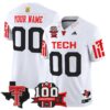 Texas Tech Red Raiders 2025 Vapor Limited Custom Jersey – 100th Anniversary & Texas Patch – All Stitched – White Jersey