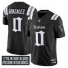 New England Patriots ‘Gothic Revolution Edition’ Vapor Limited Jersey – All Stitched – Black – Christian Gonzalez Jersey