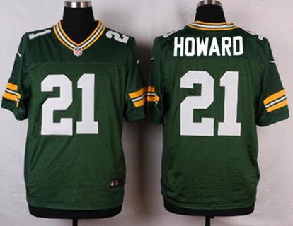 Men’s Green Bay Packers #21 Desmond Howard Green Retired Player NFL Nike Elite Jersey