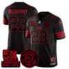 San Francisco 49ers’Stranger Things Edition’ Vapor Limited Jersey – All Stitched – Black Limited – Christian McCaffrey Jersey