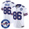 Buffalo Bills 2024 Vapor Limited Jersey – Est. 1960 Patch – All Stitched – White – Dalton Kincaid Jersey