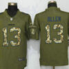 Men’s San Diego Chargers #13 Keenan Allen Green Salute To Service Stitched NFL Nike Limited Jersey