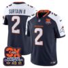 Denver Broncos 3-Time Champions Patch Vapor Limited Jersey – All Stitched – Navy Alternate – Patrick Surtain II Jersey