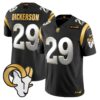Los Angeles Rams Gold Vapor Limited Jersey – All Stitched – Black Limited – Eric Dickerson Jersey